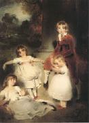 LAWRENCE, Sir Thomas The Children of John Angerstein John Julius William (1801-1866)Caroline Amelia (b.1879)Elizabeth Julia and Henry Frederic (mk05) china oil painting reproduction